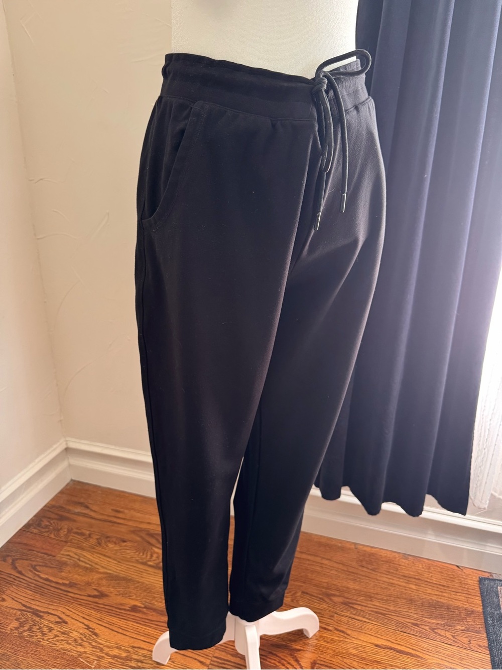 Quince Black Ponte Jogger Pants